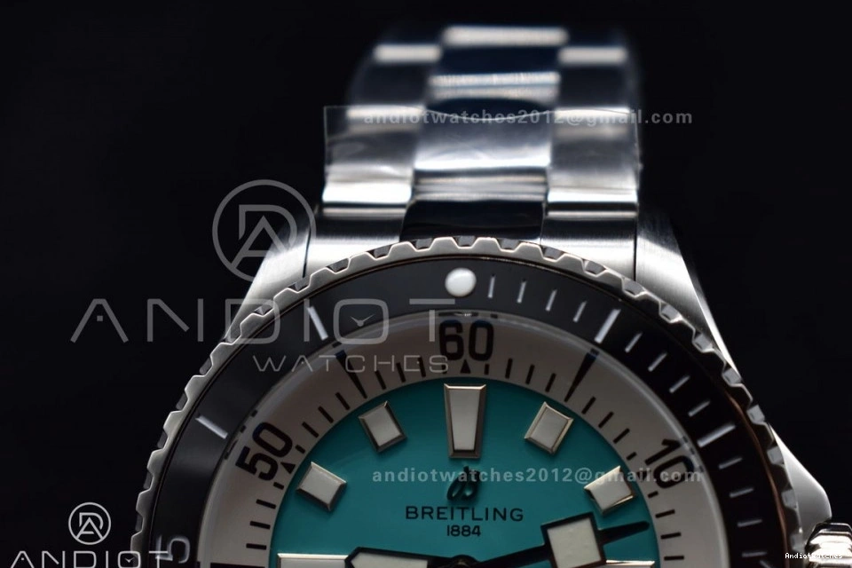 Best Tiffany Blue Bracelet 1:1 Edition 480 on A SS Versatile SuperOcean Automatic TF 44 Dial 0224